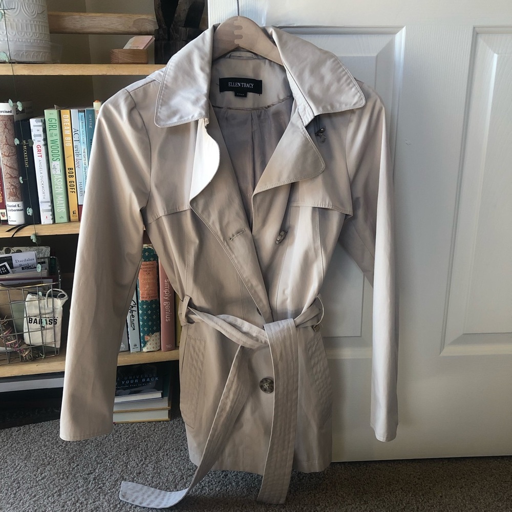 Ellen Tracy Waterproof Trench